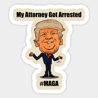 MAGA MAGA MAGA Sticker